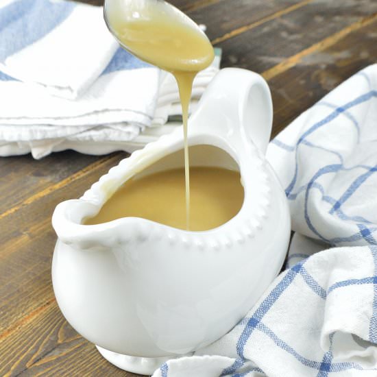 Real Turkey Stock & Gravy - Recipe photo by IAteTheWholeThing