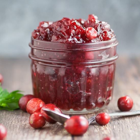 Easy Homemade Cranberry Sauce - Recipe photo by thegraciouswife