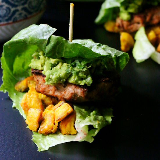 Turkey Plantain Lettuce wraps - Recipe photo by clovesandcaramel