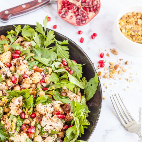 Sumac Roasted Cauliflower Salad - Recipe photo by deliciouseveryday