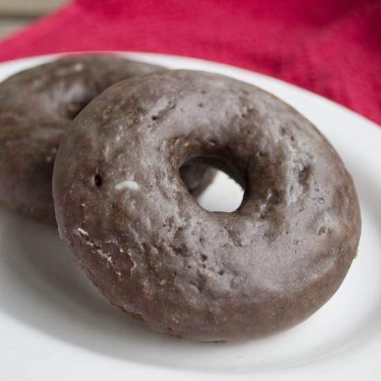 Glazed Chocolate Cake Donuts - Recipe photo by thepintertestkitchen