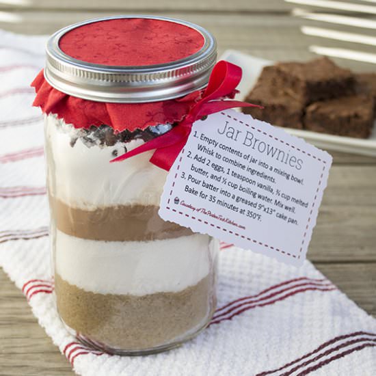Jar Brownies - Recipe photo by thepintertestkitchen