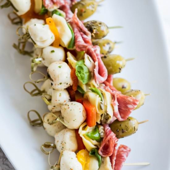 Antipasto Skewers - Recipe photo by the sweetest occasion