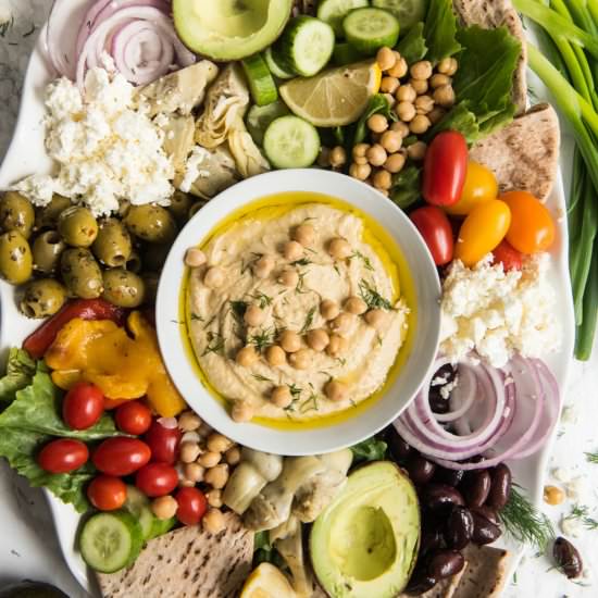 The Ultimate Hummus Plate - Recipe photo by the sweetest occasion
