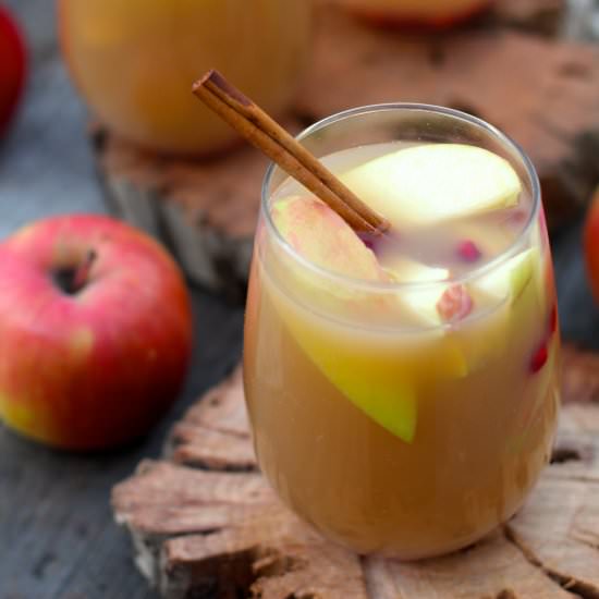 Apple Cider Sangria - Recipe photo by theseasidebaker