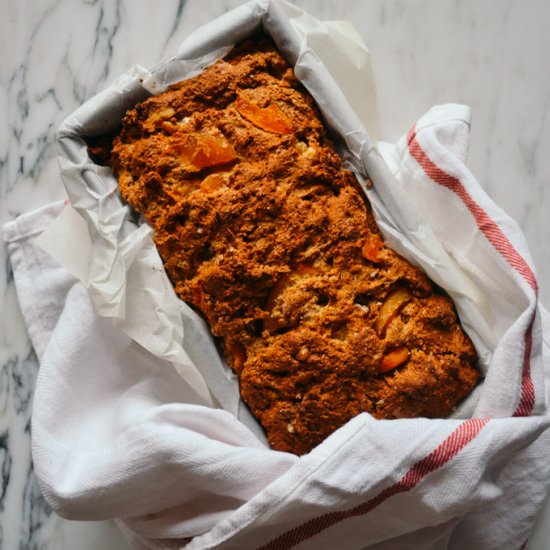 Apricot Walnut Quick Bread - Recipe photo by youcaneatnow