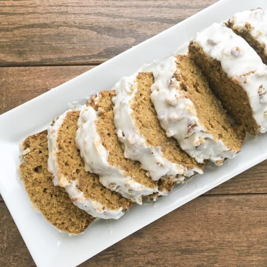 Healthy Pumpkin Walnut Bread - Recipe photo by cookingwithbliss