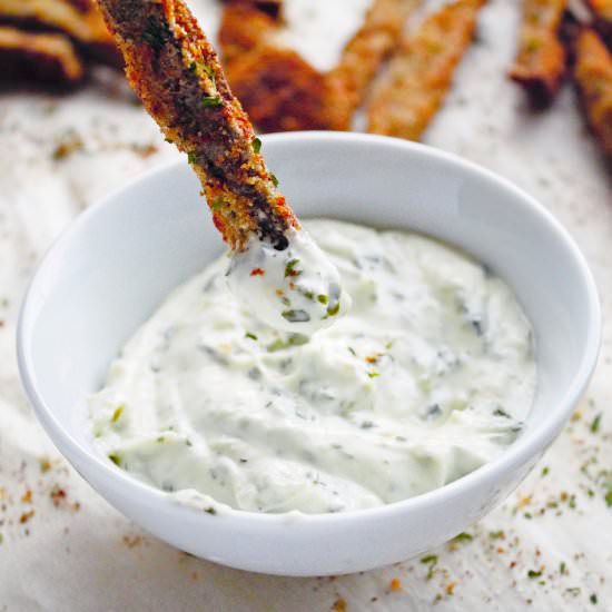Parmesan Garlic Portobello Fries - Recipe photo by Oven Struck