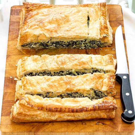 Spinach and Ricotta Puff - Recipe photo by 3KidsRecipes