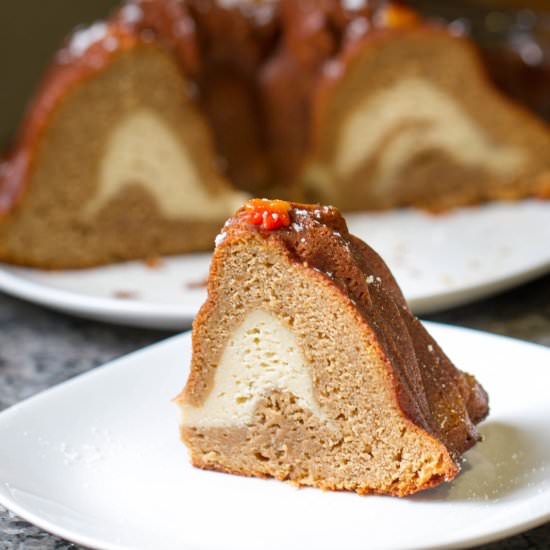 Sweet Potato Maple Cheesecake Bundt - Recipe photo by TheKitchenWhisperer
