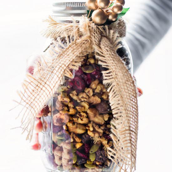 Pumpkin Spice Trail Mix DIY Gift - Recipe photo by Cotter Crunch
