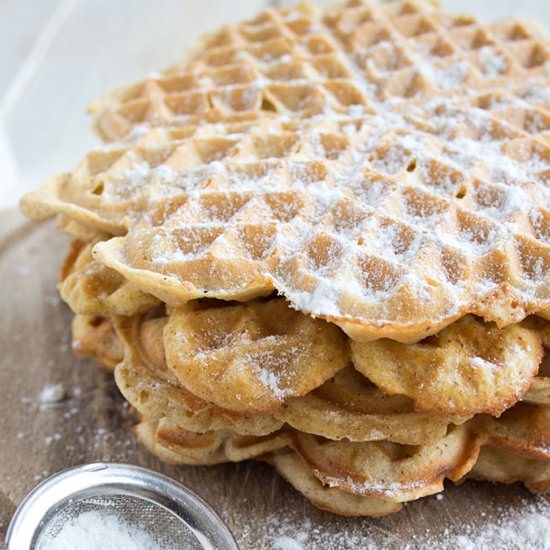 Almond Butter Waffles - Recipe photo by Sugar Free Londoner