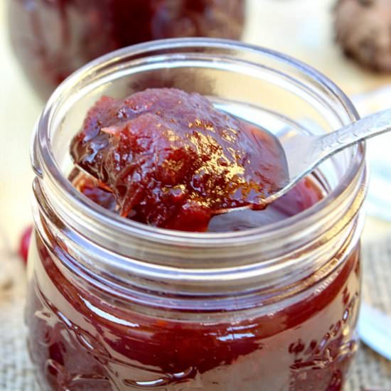 Slow Cooker Cranberry Sauce - Recipe photo by srividhya