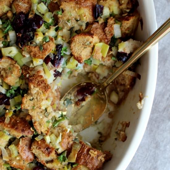 Thanksgiving Herb Stuffing - Recipe photo by foodbyjonister