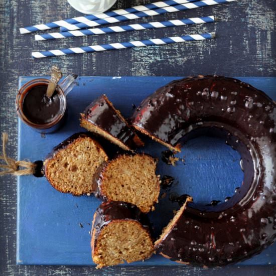 Wholemeal Banana Mocha Bundt Cake - Recipe photo by easyfoodsmith
