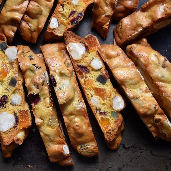Fruity Brazil Nut Holiday Biscotti - Recipe photo by shelovesbiscotti