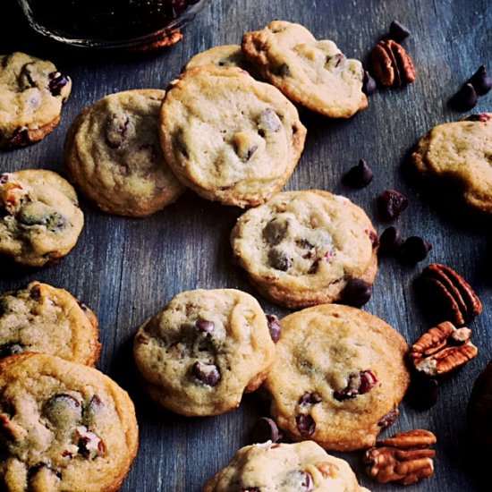 Cranberry Chocolate Chip Cookies - Recipe photo by agoudalife