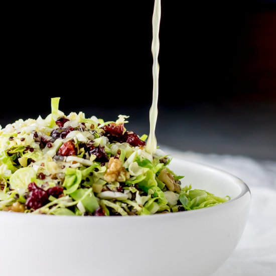 Shaved Brussels Sprout Salad - Recipe photo by infinebalance