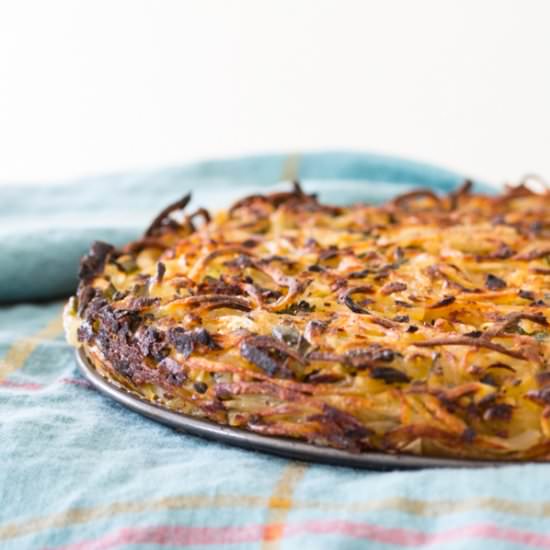 Baked Pomme Rösti - Recipe photo by TheWimpyVegetarian