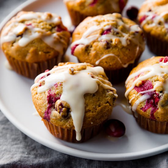 Cranberry Cardamom Muffins - Recipe photo by sallysbakingaddiction