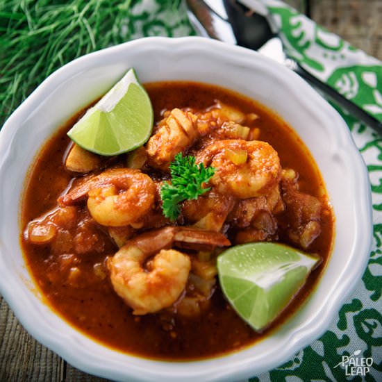 Tomato Fish Chowder - Recipe photo by PaleoLeap