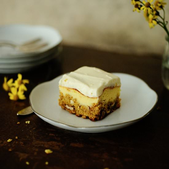 Pumpkin Oat Cheesecake Bites - Recipe photo by servingdumplings