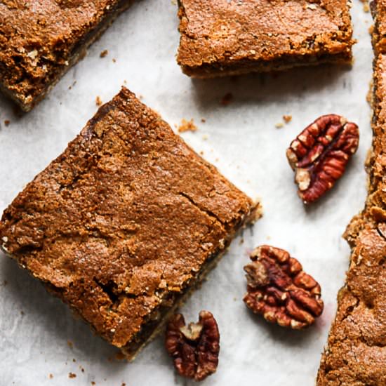 Butter Tart Squares - Recipe photo by the food blog