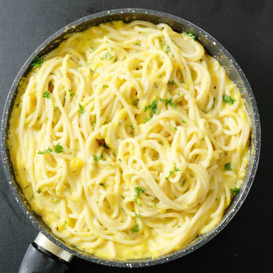 Butternut Squash Sauce Spaghetti - Recipe photo by biohackers recipes