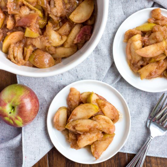 Cinnamon Baked Apple Slices - Recipe photo by nourishedbynutrition