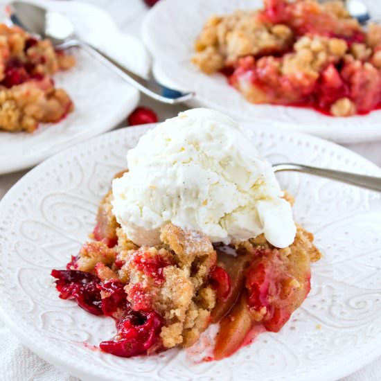 Cranberry Apple Crumble - Recipe photo by certifiedpastryaficionado