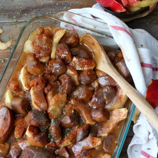 Sweet Apple Cinnamon Yam Bake - Recipe photo by thewoodenskillet