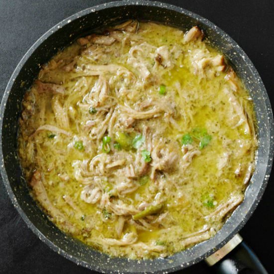 Pulled Pork Green Chili Recipe - Recipe photo by biohackers recipes