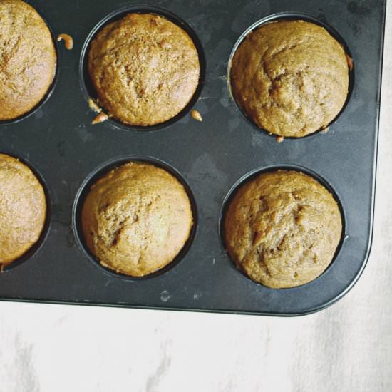 Banana Cinnamon Muffins - Recipe photo by monoandco