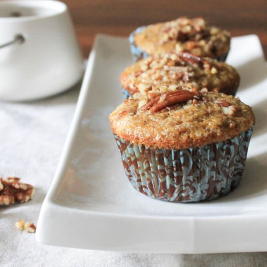 Pumpkin Pecan Pie Muffins - Recipe photo by JayofBaking