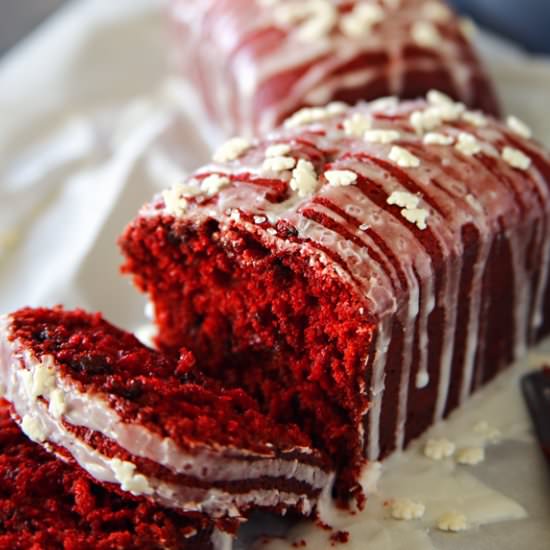 Choc Chip Red Velvet Mini Loaves - Recipe photo by Kleinworth &amp; Co