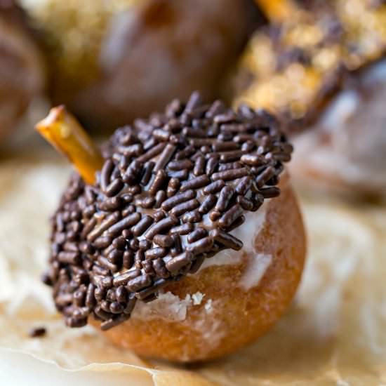Acorn Donut Holes - Recipe photo by ihearteating