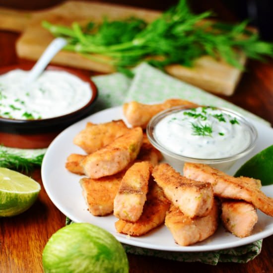 Salmon Lime Fish Fingers - Recipe photo by everydayhealthyrecipes