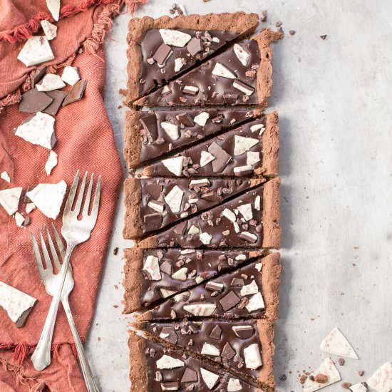 Peppermint Mocha Tart - Recipe photo by bakerita
