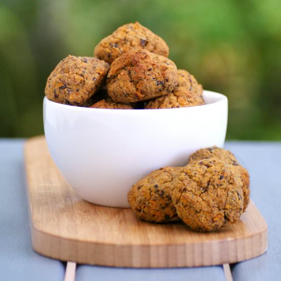 Baked Mexican Black Bean Bites - Recipe photo by SouthernInLaw