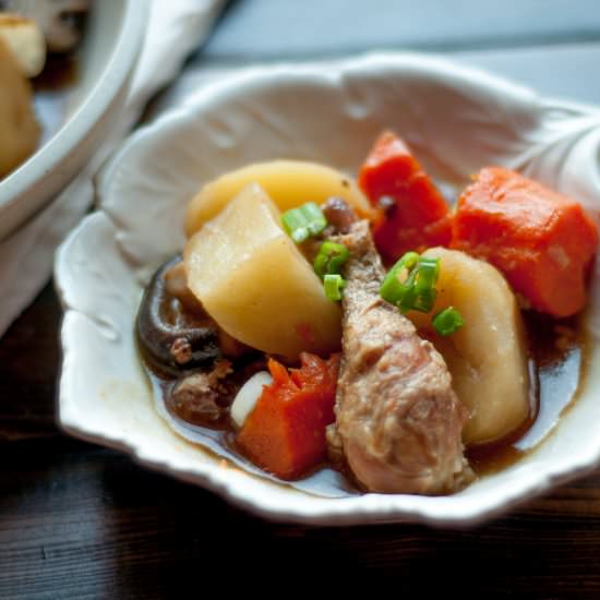 Chicken Stew with Shiitake Mushroom - Recipe photo by addalittlelove