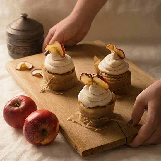 Banana Apple Muffins - Recipe photo by Briose de Acasa