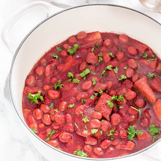 Five Spice Gammon Beetroot Stew - Recipe photo by recipesfromapantry
