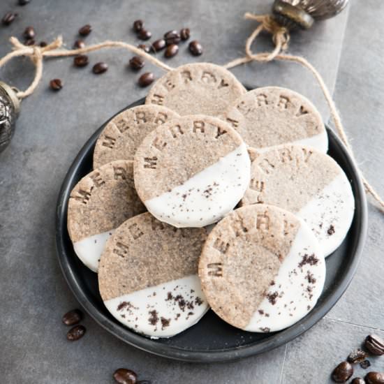 Coffee and Cream Shortbread - Recipe photo by A Sweet Little Life