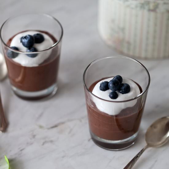 Healthy Chocolate Mousse - Recipe photo by travellingoven
