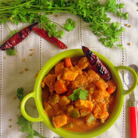 Mixed Vegetable Curry - Recipe photo by madhuriscuisine