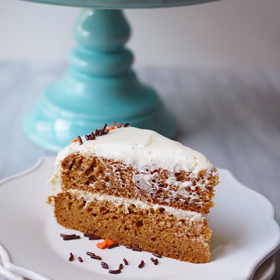 Buternut Squash Fall Spice Cake - Recipe photo by evabakes