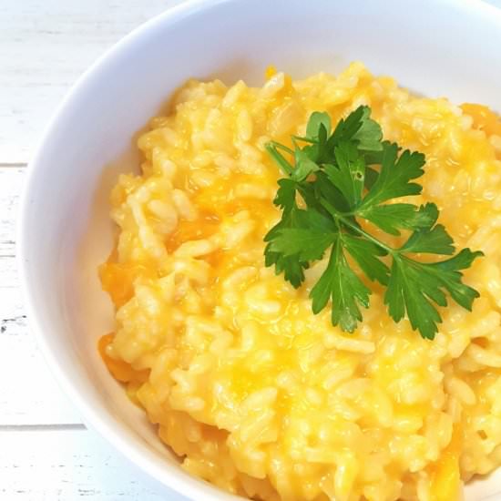 Red Kuri Squash Risotto - Recipe photo by Mageehon