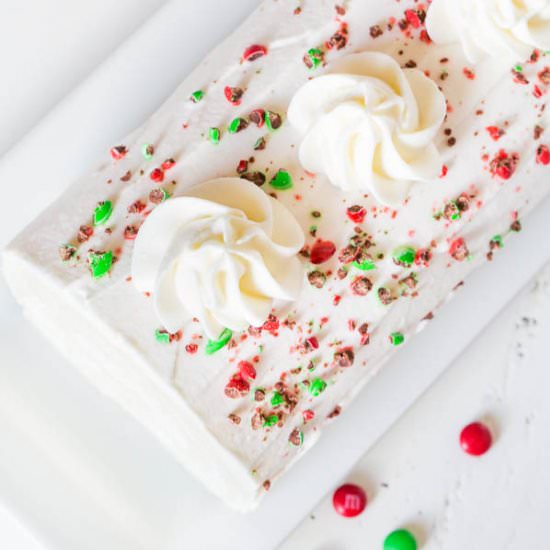 Snow White Roll Cake - Recipe photo by Shineshka