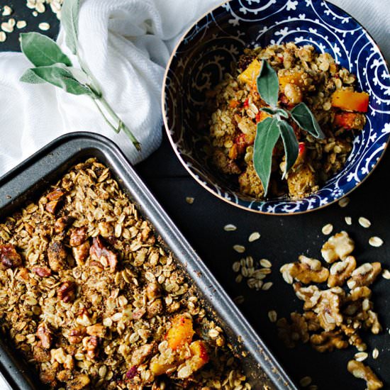 Savoury Crumble - Recipe photo by spice and sprout