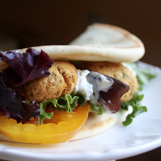 homemade falafel - Recipe photo by christinascucina